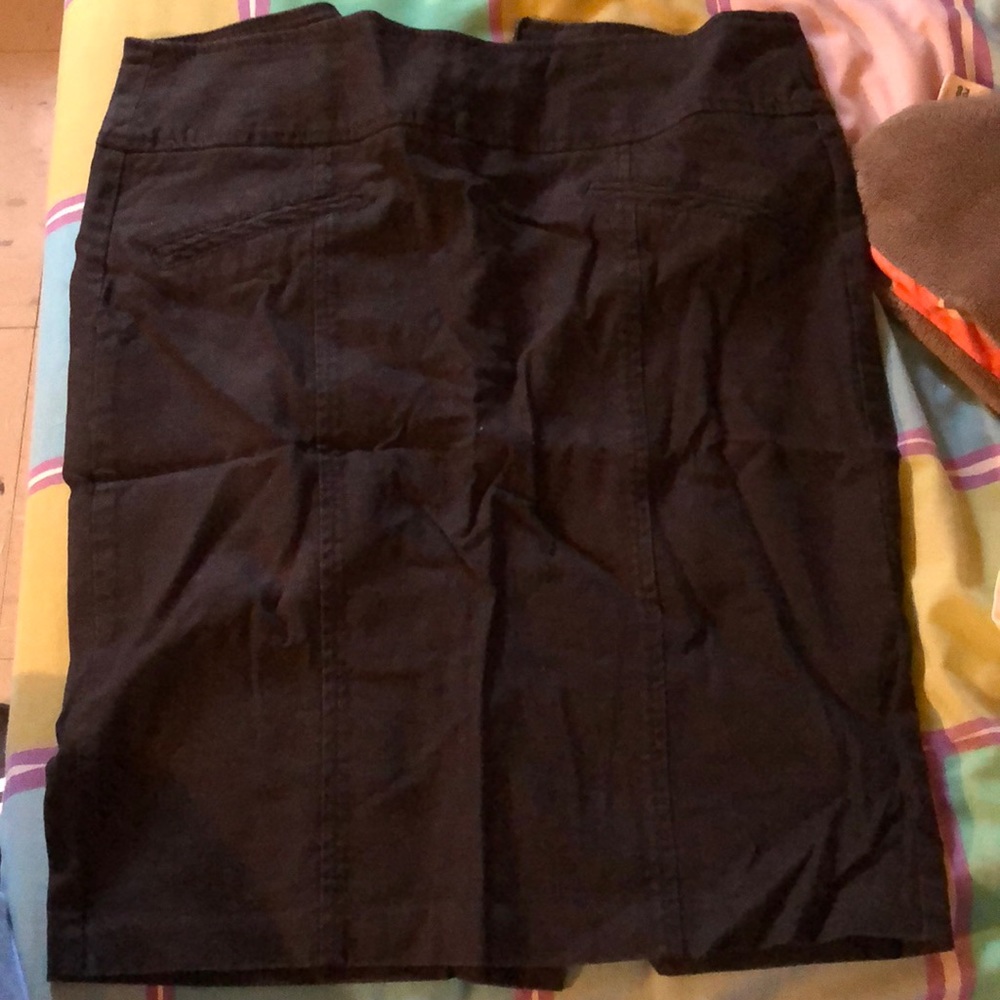 Black Medium Forever 21 Pencil Skirt